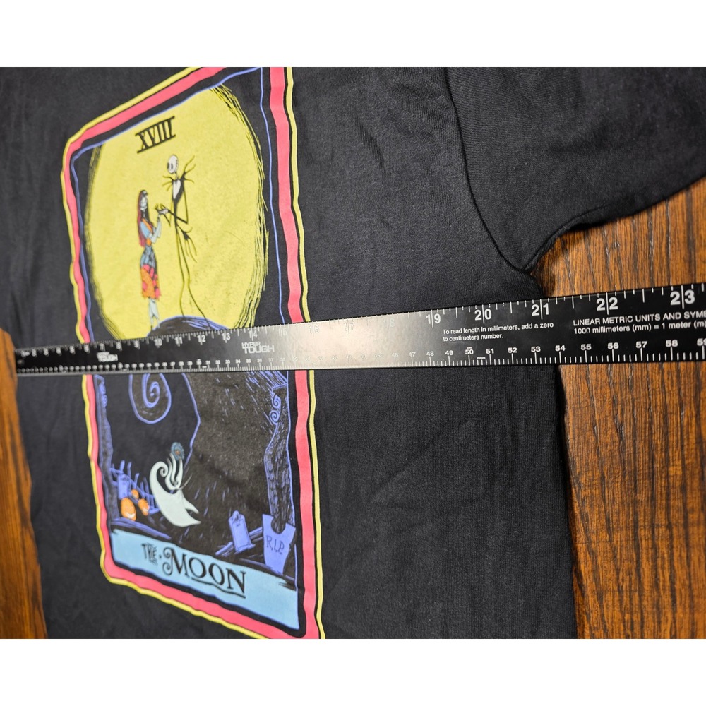 Spencers Nightmare Before Christmas Tarot Card The Moon T-Shirt Jack Sally L - Picture 5 of 5